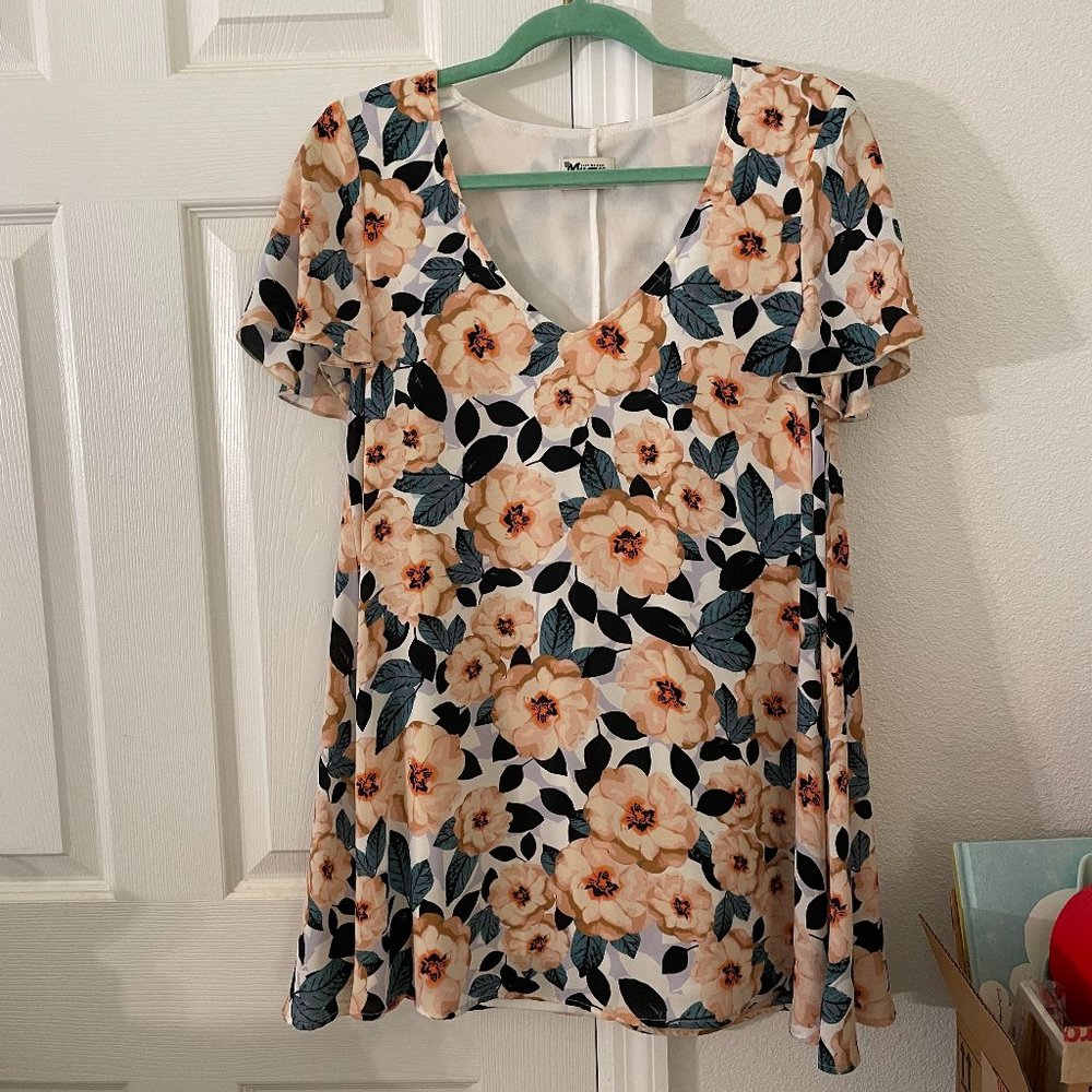 Show Me Your Mumu Kylie Mini Dress in Steel Magnolia
